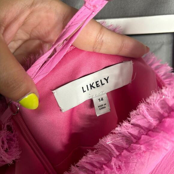 Likely Athena Maxi Dress Pink Sugar Size 14 - Picture 6 of 6